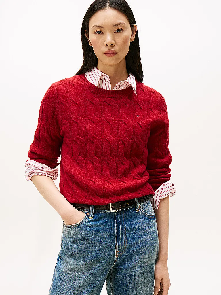 TOMMY HILFIGER | Pull | rot