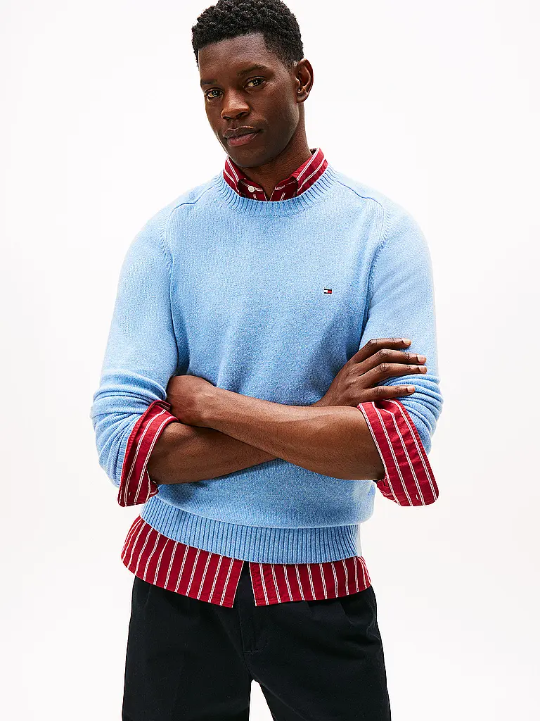 TOMMY HILFIGER | Pull | hellblau