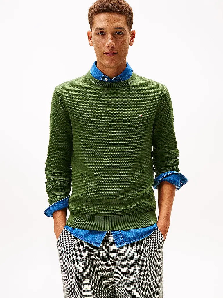 TOMMY HILFIGER | Pull | Vert foncé