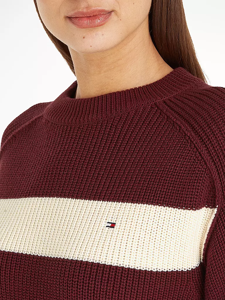 TOMMY HILFIGER | Pull | Rouge foncé