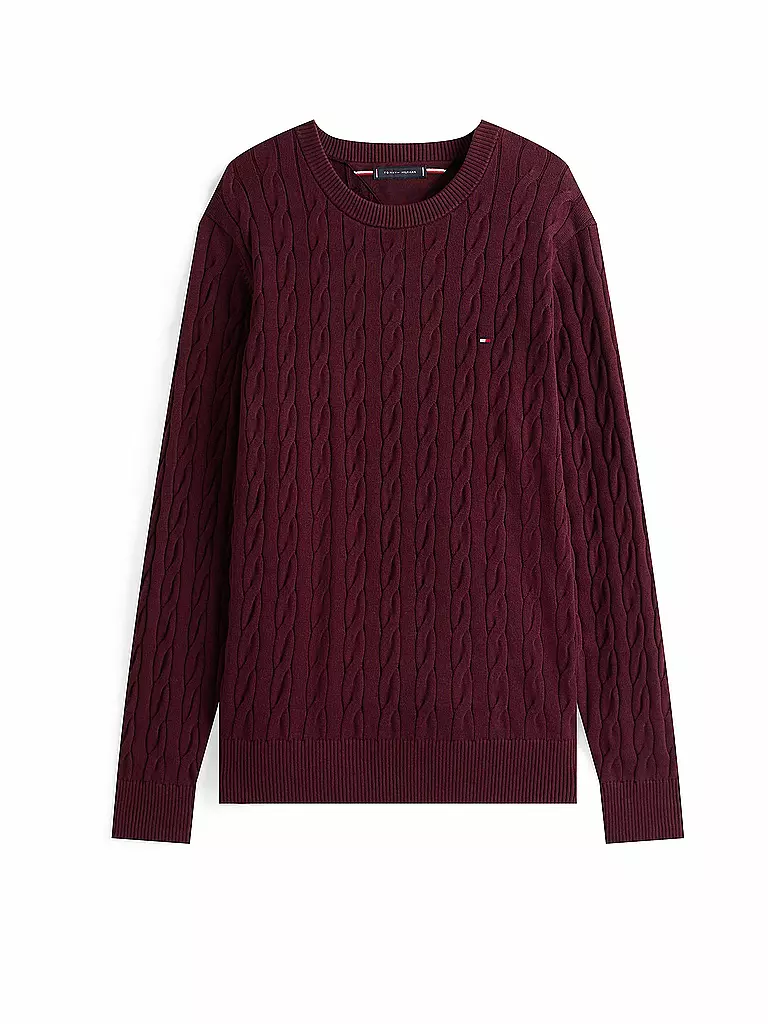 TOMMY HILFIGER | Pull-over | dunkelrot