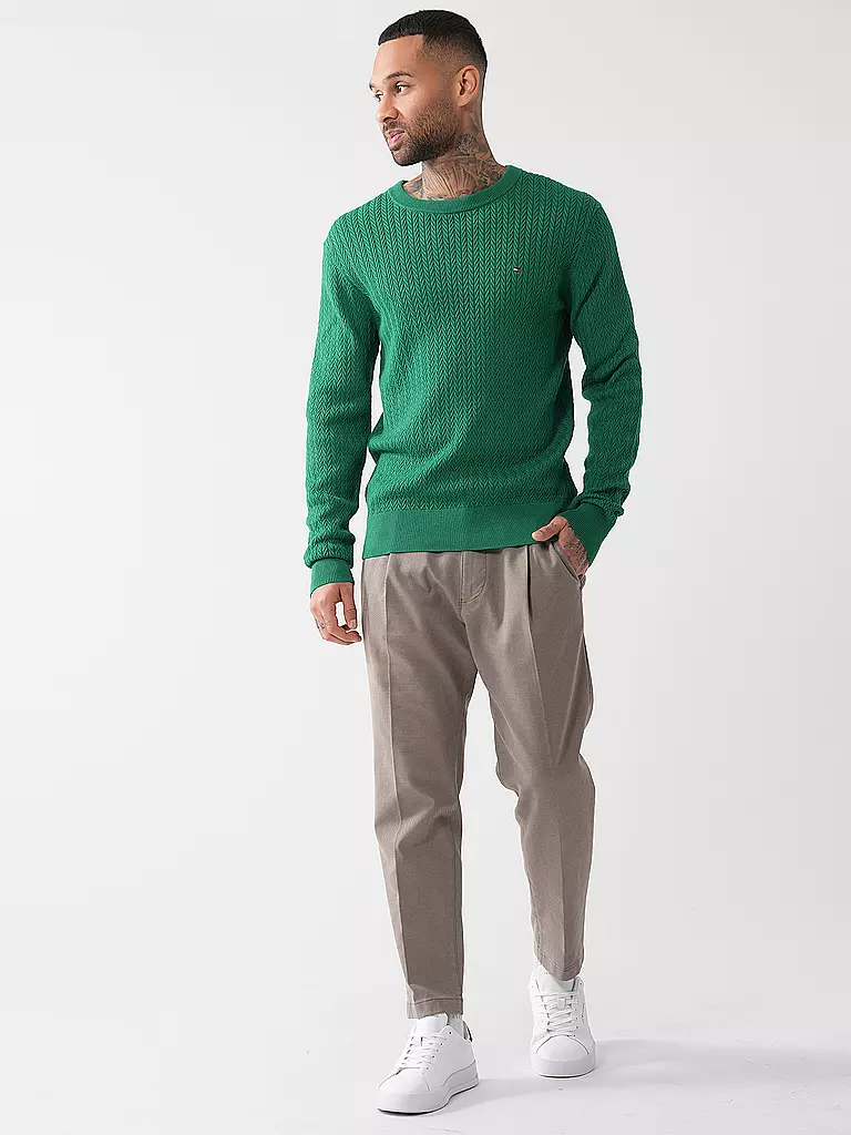 TOMMY HILFIGER | Pull-over | grün