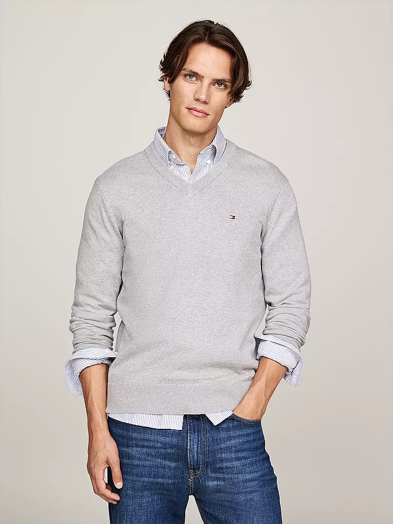 TOMMY HILFIGER | Pullover | hellgrau