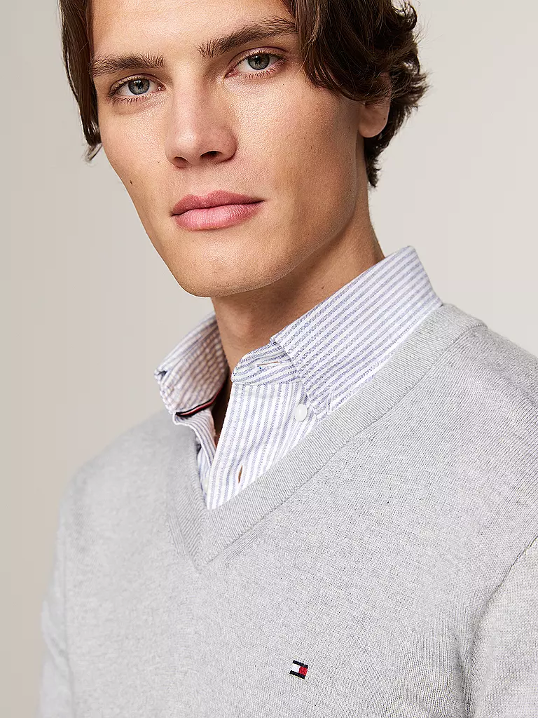 TOMMY HILFIGER | Pullover | hellgrau