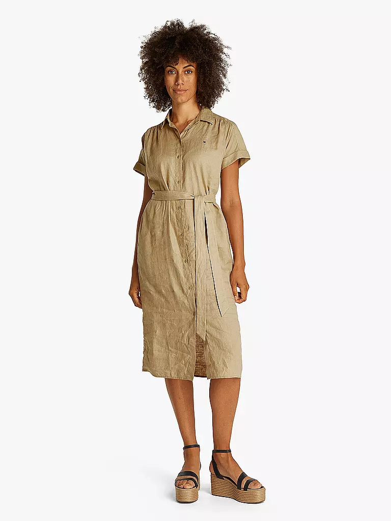 TOMMY HILFIGER | Robe midi | beige