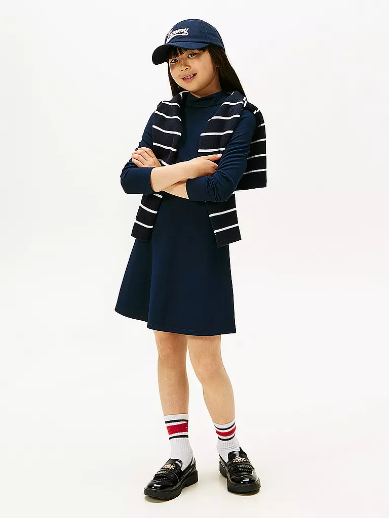 TOMMY HILFIGER | Robe pour fille | dunkelblau