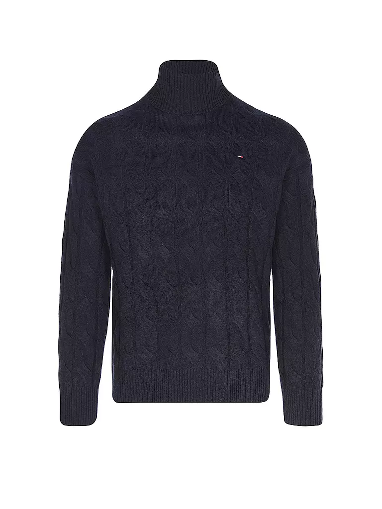TOMMY HILFIGER | Rollkragenpullover  | Bleu foncé