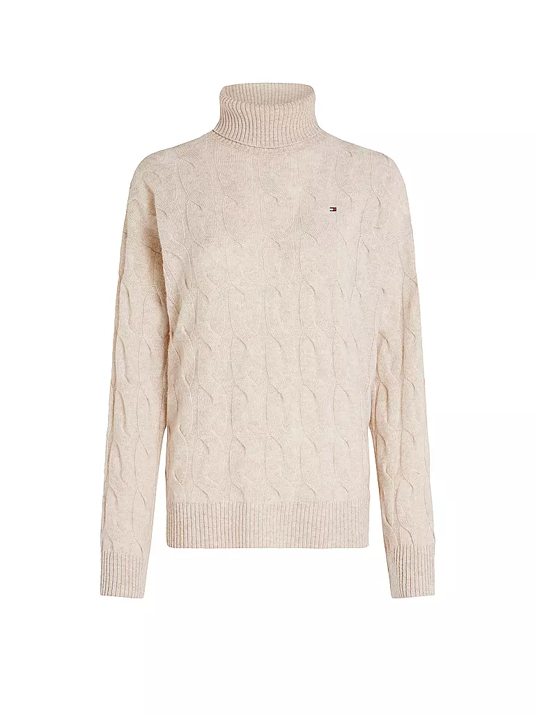 TOMMY HILFIGER | Rollkragenpullover  | Crème