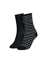 TOMMY HILFIGER | Chaussettes lot de 2 rouge/navy | Noir