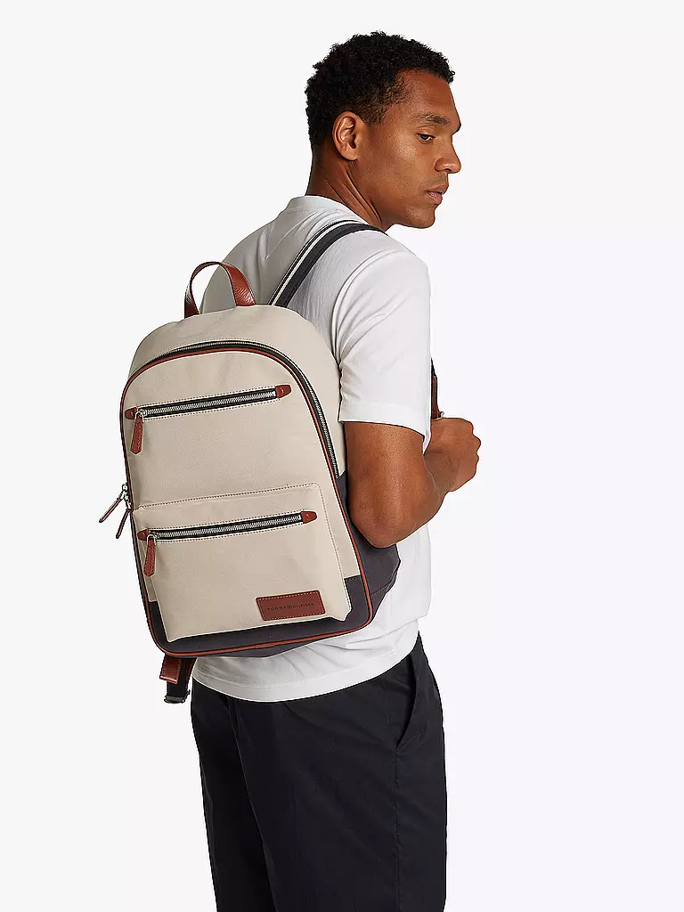 TOMMY HILFIGER | Sac à dos TH CASUAL | Beige