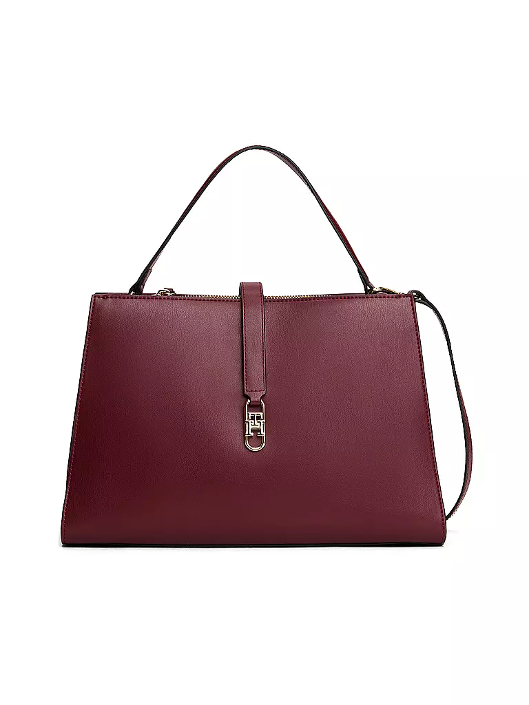 TOMMY HILFIGER | Sac - Sac à main TH LIBRE Medium | Rouge foncé