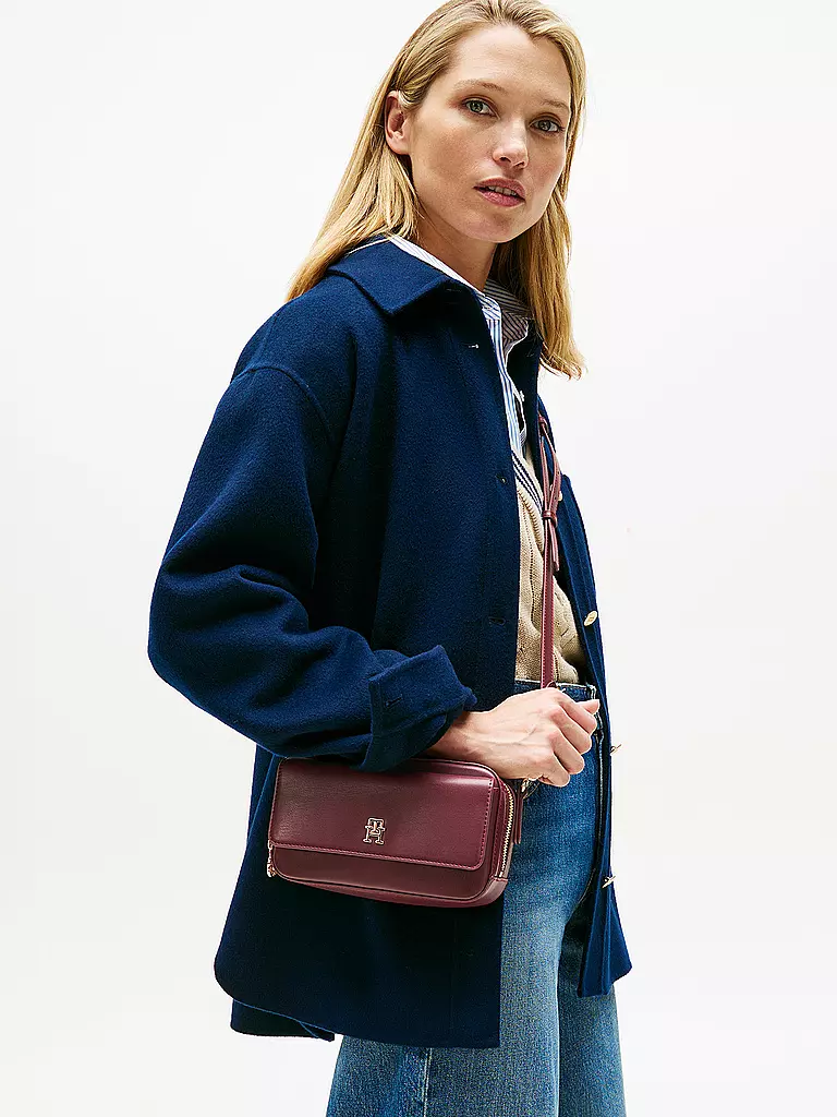 TOMMY HILFIGER | Sac - Sac bandoulière TH ICON | Rouge foncé