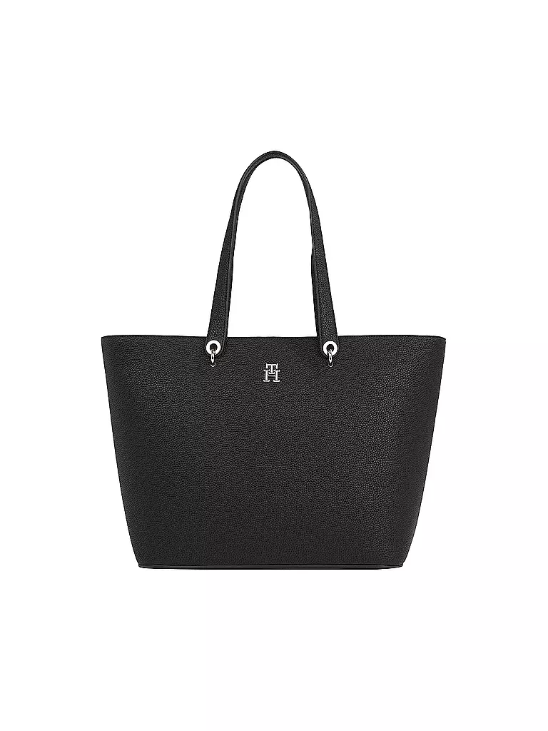 TOMMY HILFIGER | Sac - Shopper TH EMBLEM | schwarz