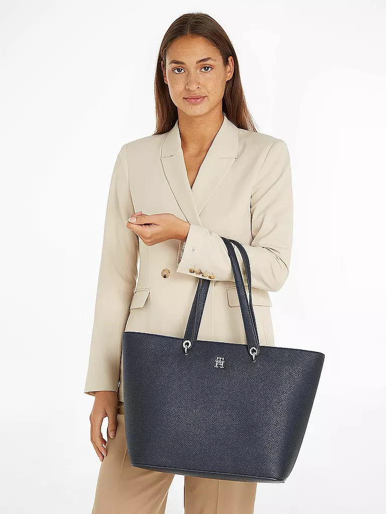 TOMMY HILFIGER | Sac - Shopper TH EMBLEM | dunkelblau