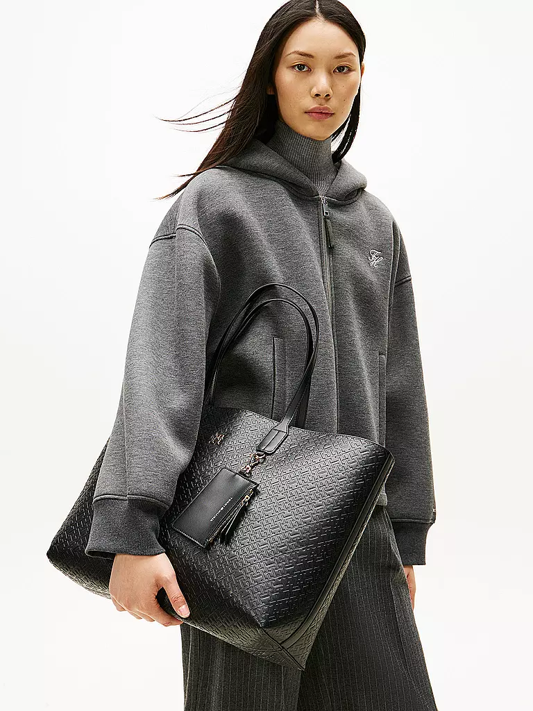 TOMMY HILFIGER | Sac - Shopper TH ICON | schwarz