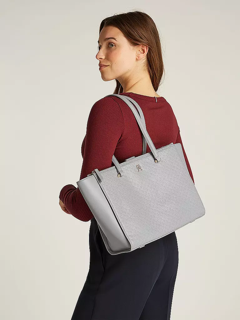TOMMY HILFIGER | Sac - Shopper | hellgrau