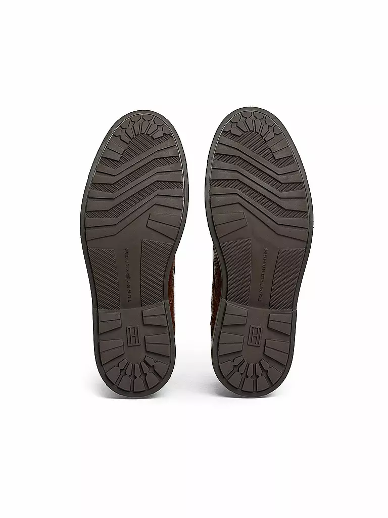 TOMMY HILFIGER | Schnürboots | Marron