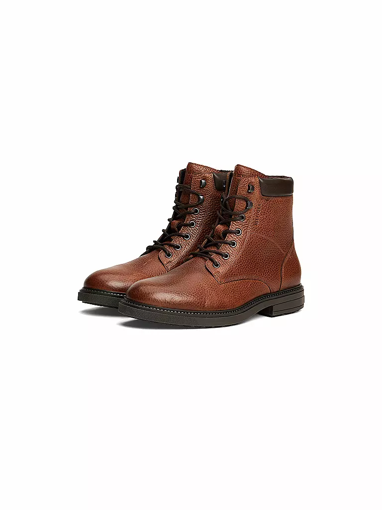 TOMMY HILFIGER | Schnürboots | Marron