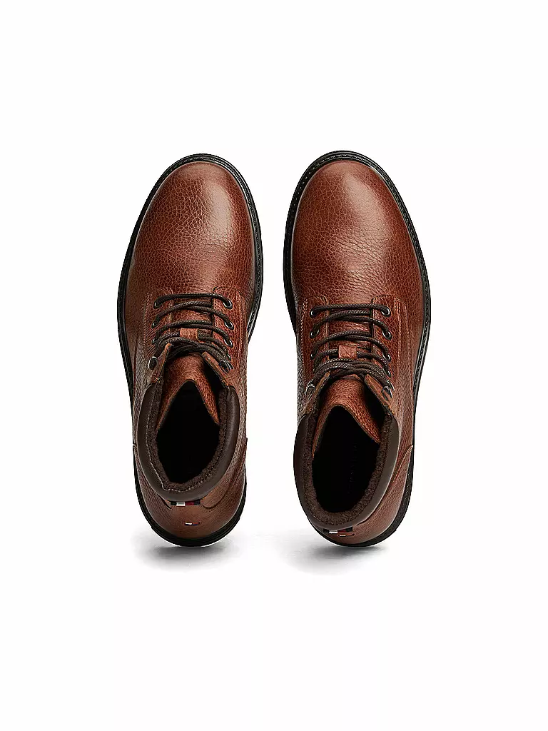 TOMMY HILFIGER | Schnürboots | Marron