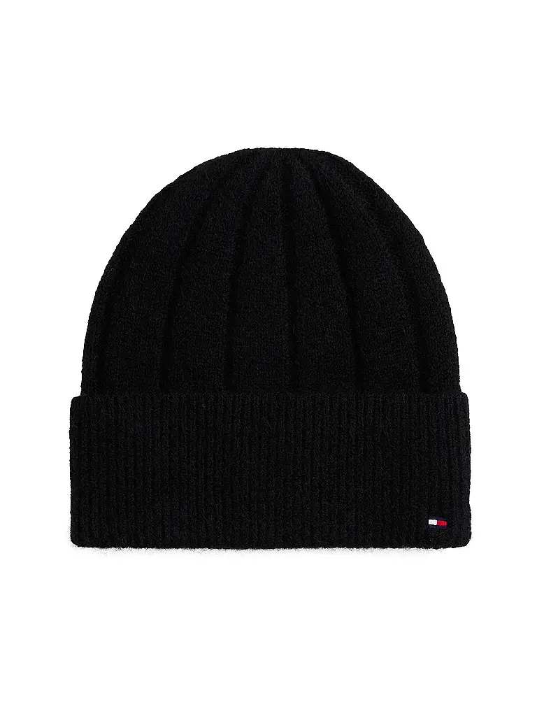 TOMMY HILFIGER | Set 2-teilig Mütze und Schal | schwarz