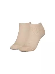 TOMMY HILFIGER | Sneaker Socken 2er Pkg white | Beige