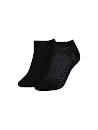 TOMMY HILFIGER | Sneaker Socken 2er Pkg white | Noir