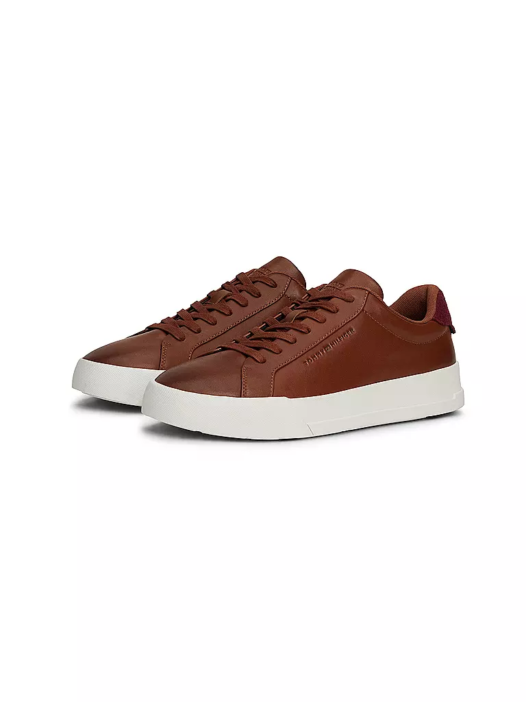 TOMMY HILFIGER | Sneaker TH COURT  | Marron