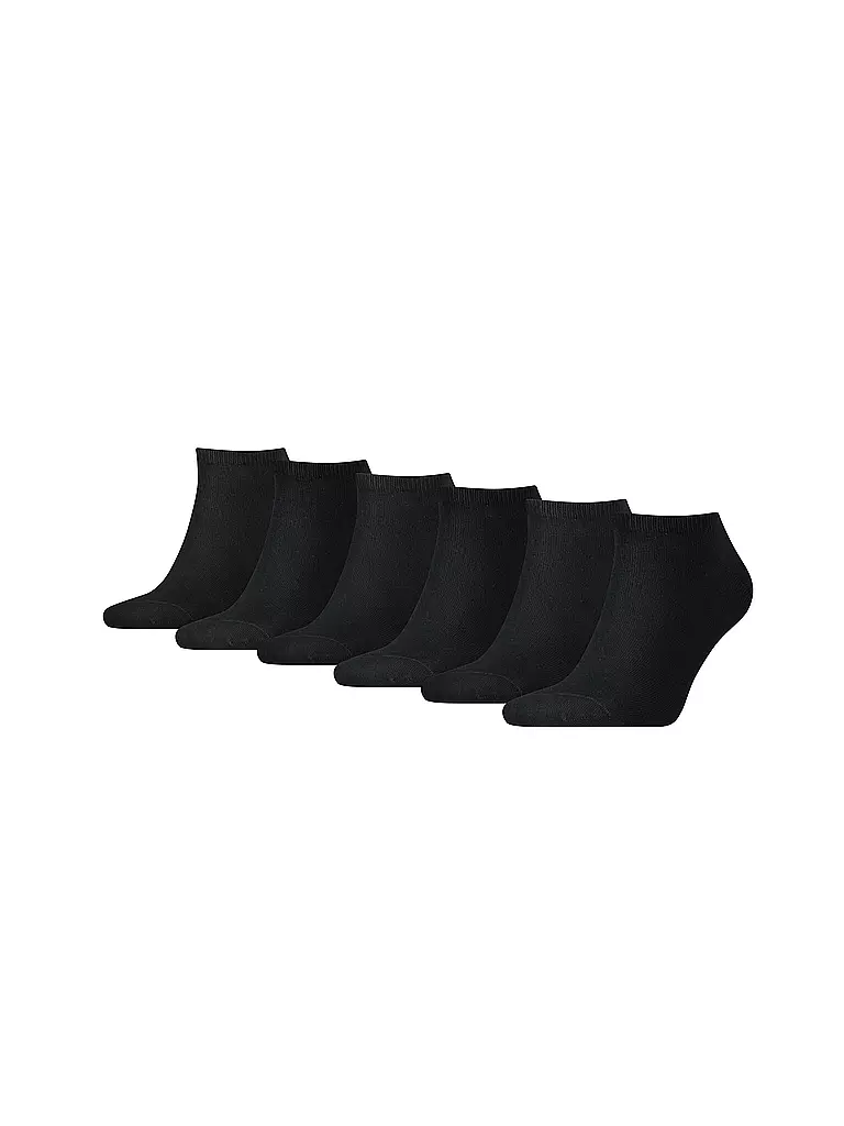 TOMMY HILFIGER | Sneakersocken 6-er Pkg. black | Noir