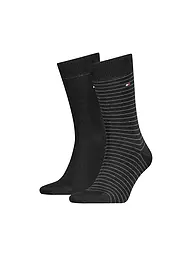 TOMMY HILFIGER | Chaussettes, lot de 2, bleu marine foncé | Noir