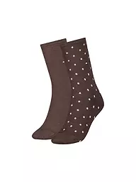 TOMMY HILFIGER | Socken 2er-Pkg. midnight blue | Marron
