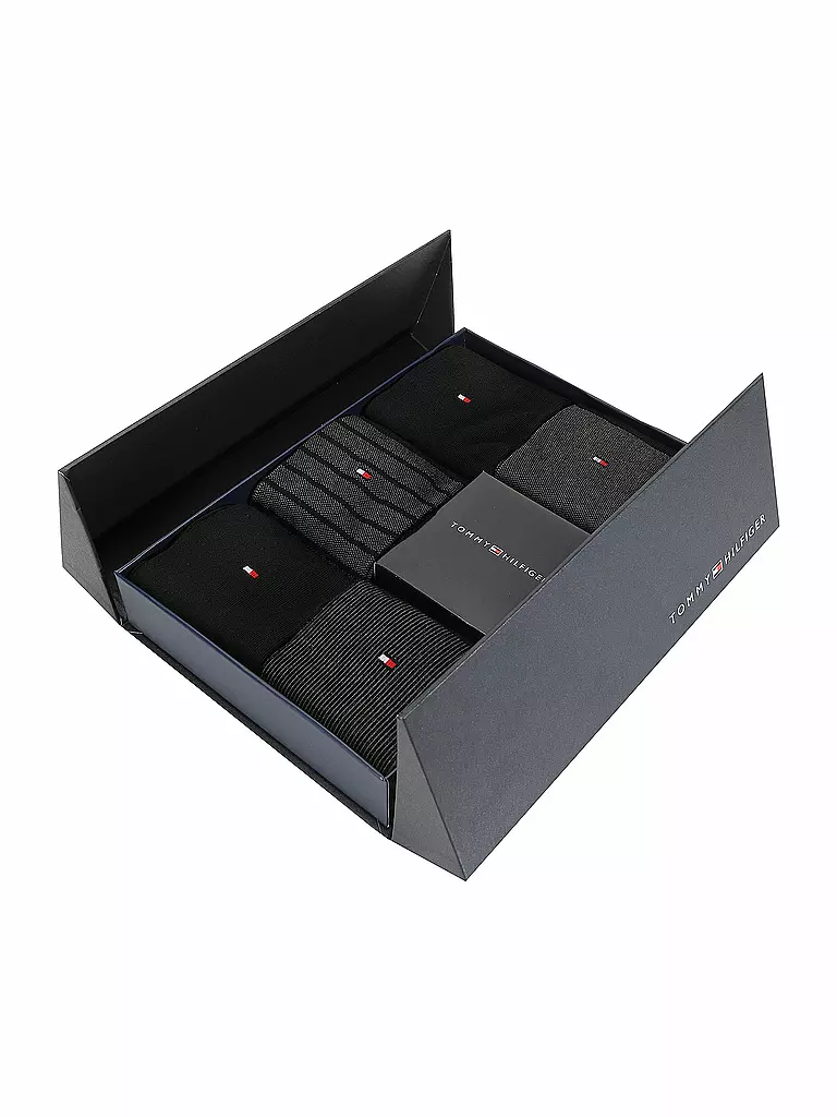 TOMMY HILFIGER | Socken Geschenkbox 5er Pkg black | Noir