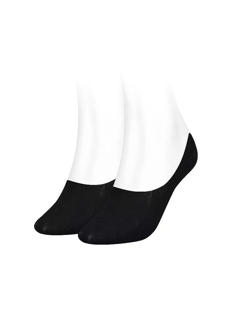 TOMMY HILFIGER | Socquettes Lot de 2 noir | schwarz