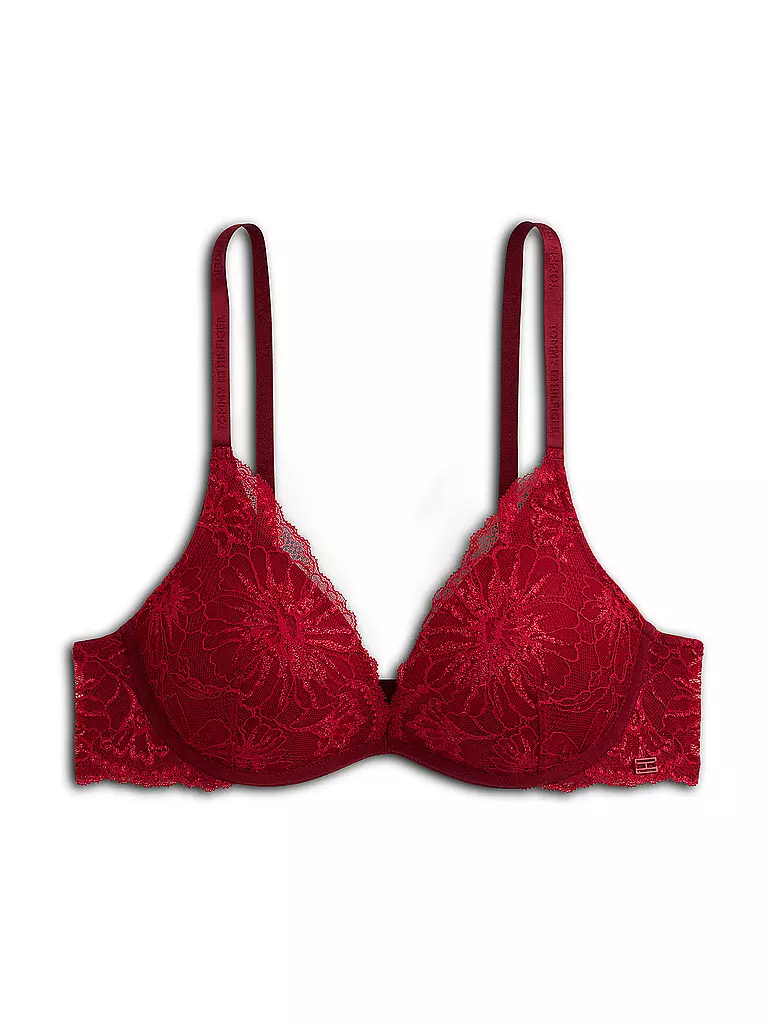 TOMMY HILFIGER | Soutien-gorge push-up rouge | Rouge