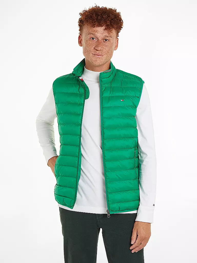 TOMMY HILFIGER | Steppgilet  | Vert