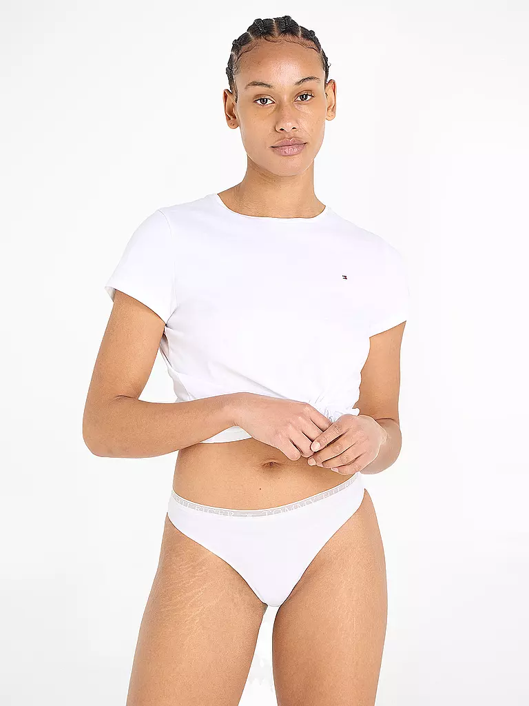 TOMMY HILFIGER | String lot de 3 multi | Bleu foncé