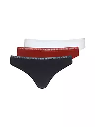 TOMMY HILFIGER | String lot de 3 orange | Noir