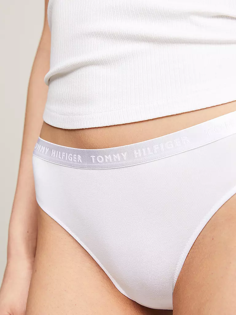 TOMMY HILFIGER | String lot de 3 orange | Noir