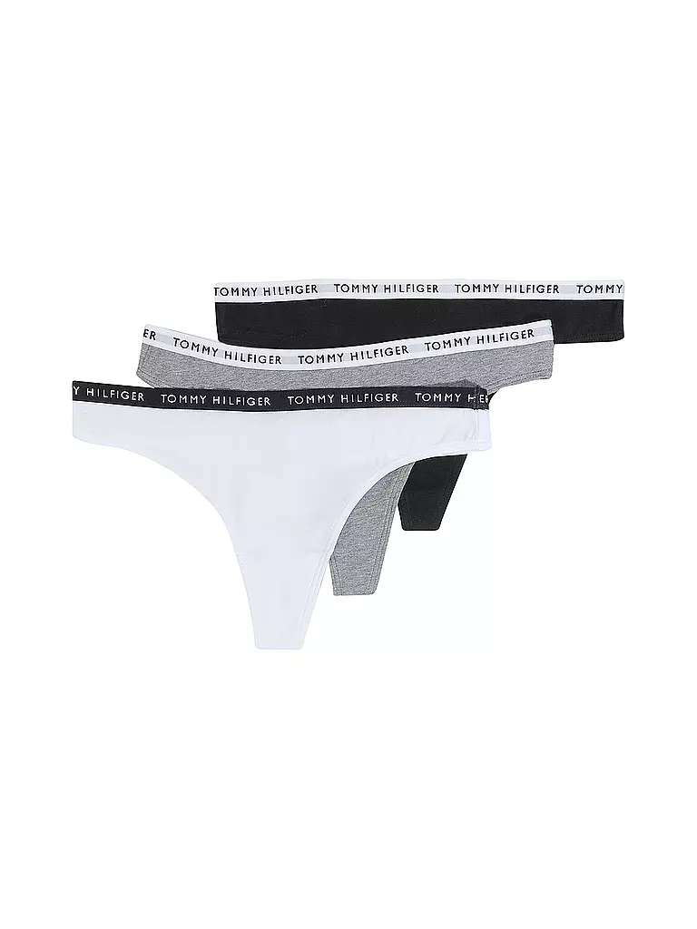 TOMMY HILFIGER | String lot de 3 | grau