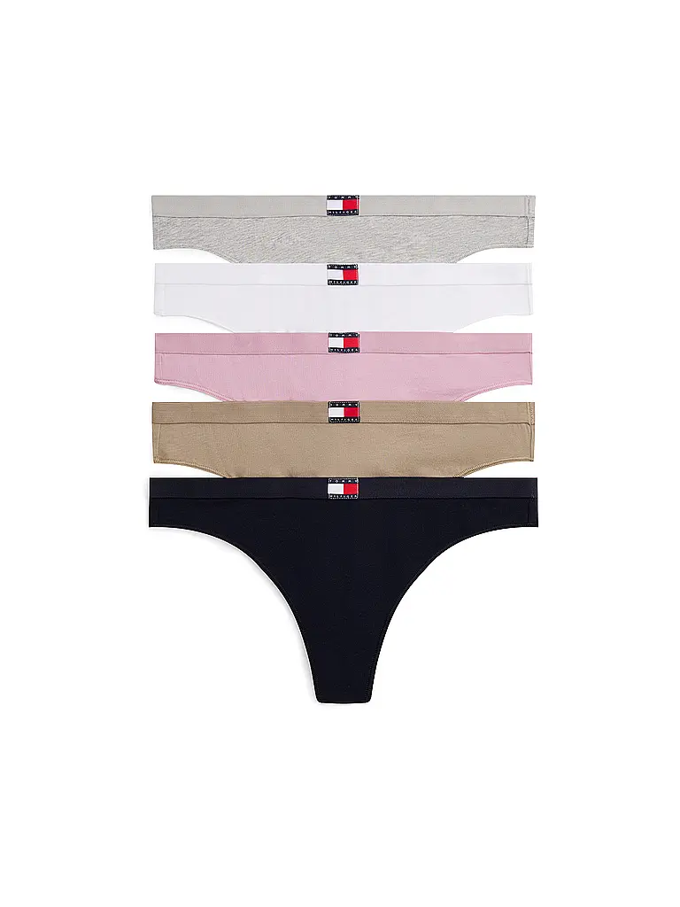 TOMMY HILFIGER | String lot de 5 multi | Multicolore