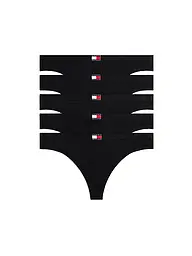 TOMMY HILFIGER | String lot de 5 noir | Noir