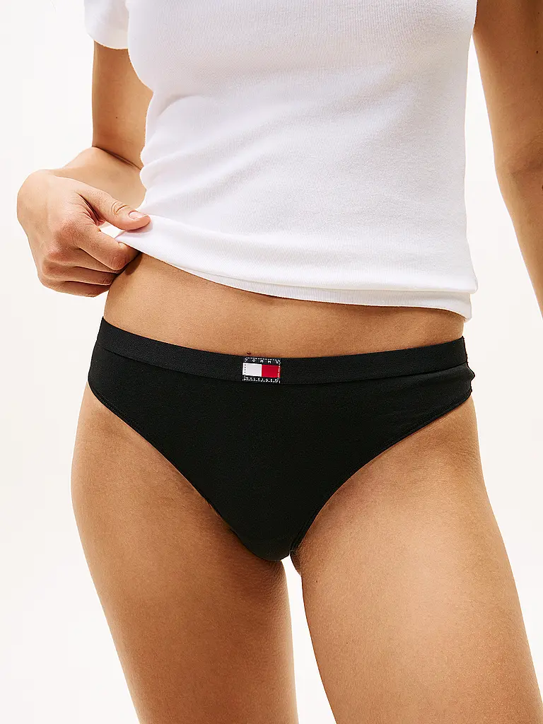 TOMMY HILFIGER | String lot de 5 noir | Noir