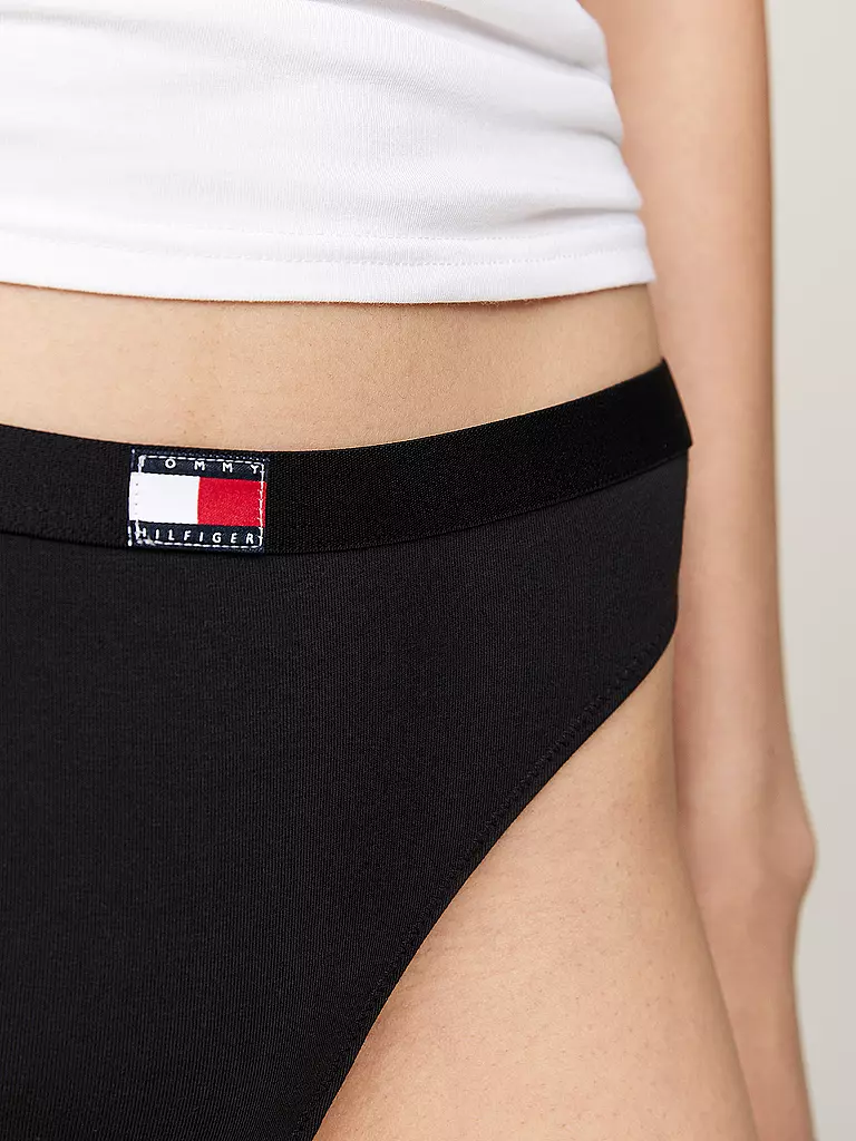 TOMMY HILFIGER | Strings lot de 3 noir | 
