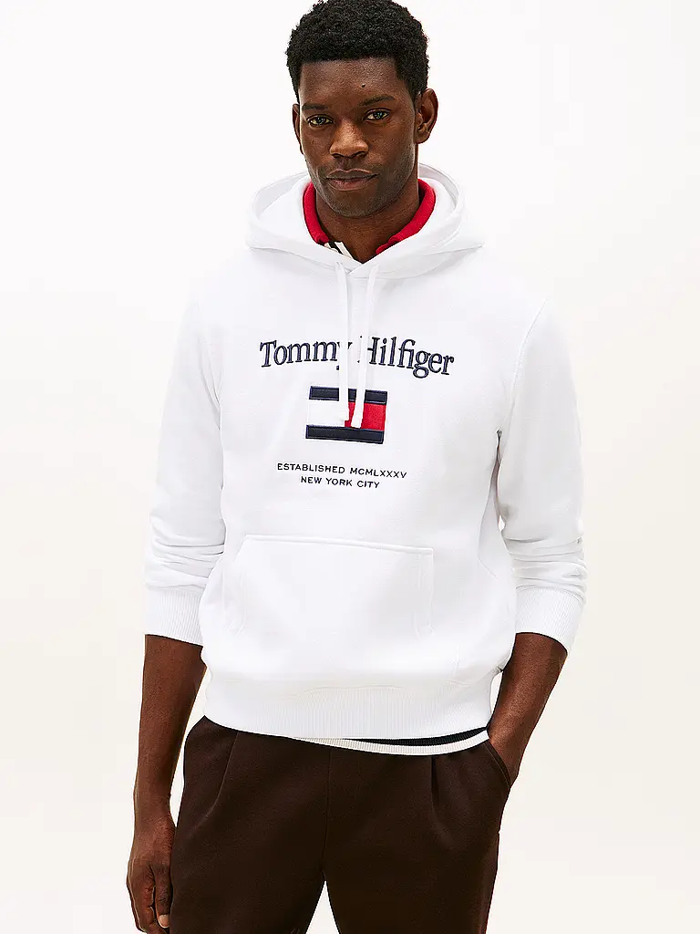 TOMMY HILFIGER | Sweat à capuche - Hoodie | Blanc