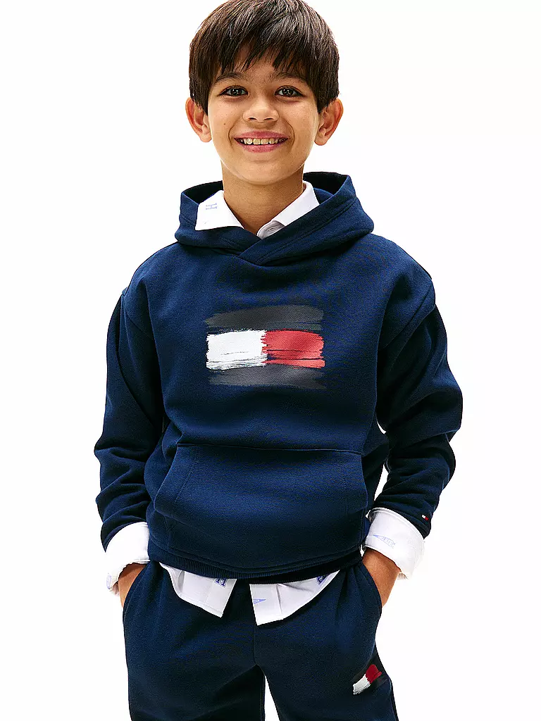TOMMY HILFIGER | Sweat à capuche garçon - Hoodie | Bleu foncé