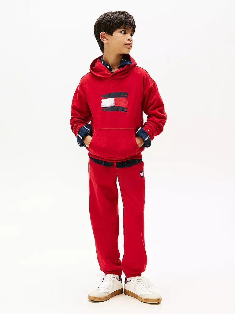 TOMMY HILFIGER | Sweat à capuche garçon - Hoodie | Rouge