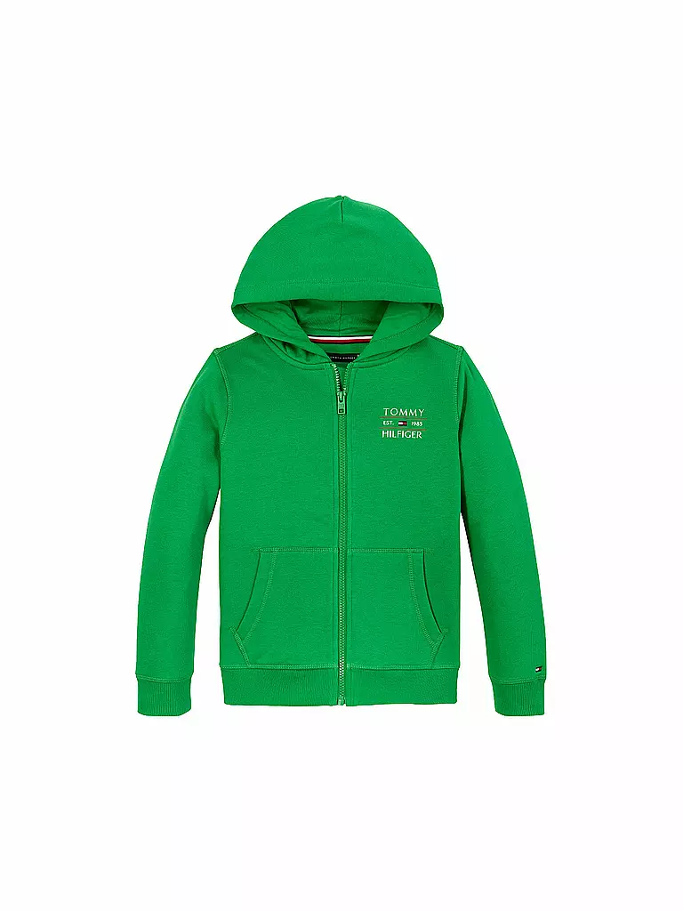 TOMMY HILFIGER | Sweat à capuche garçon | grün
