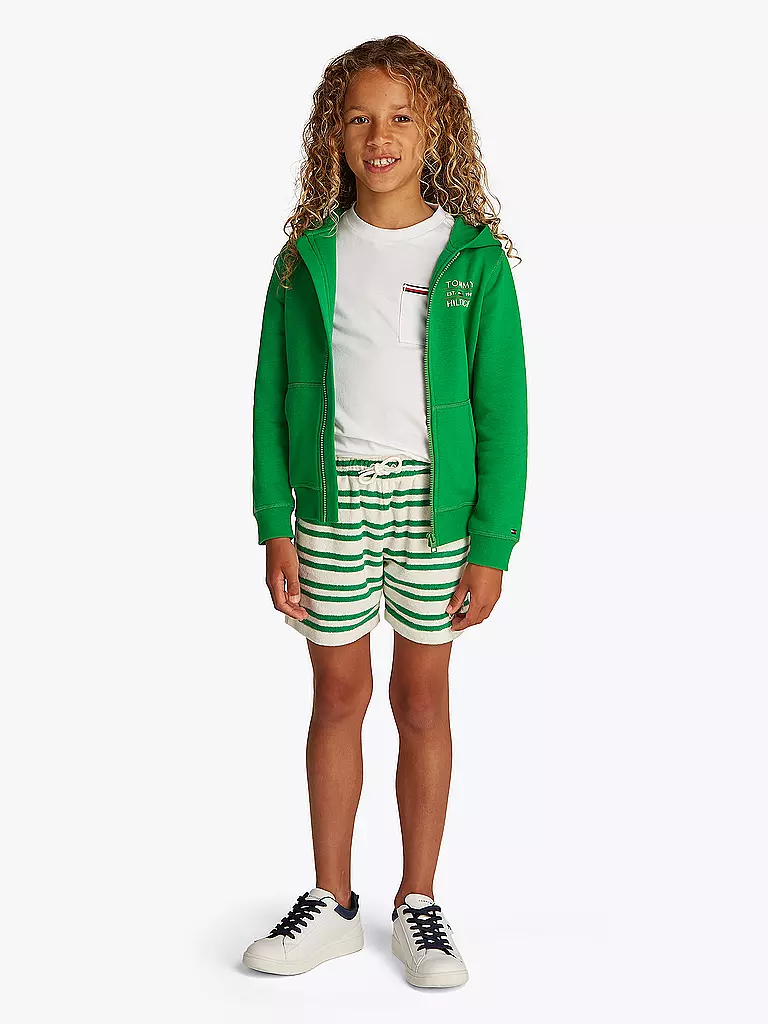 TOMMY HILFIGER | Sweat à capuche garçon | grün