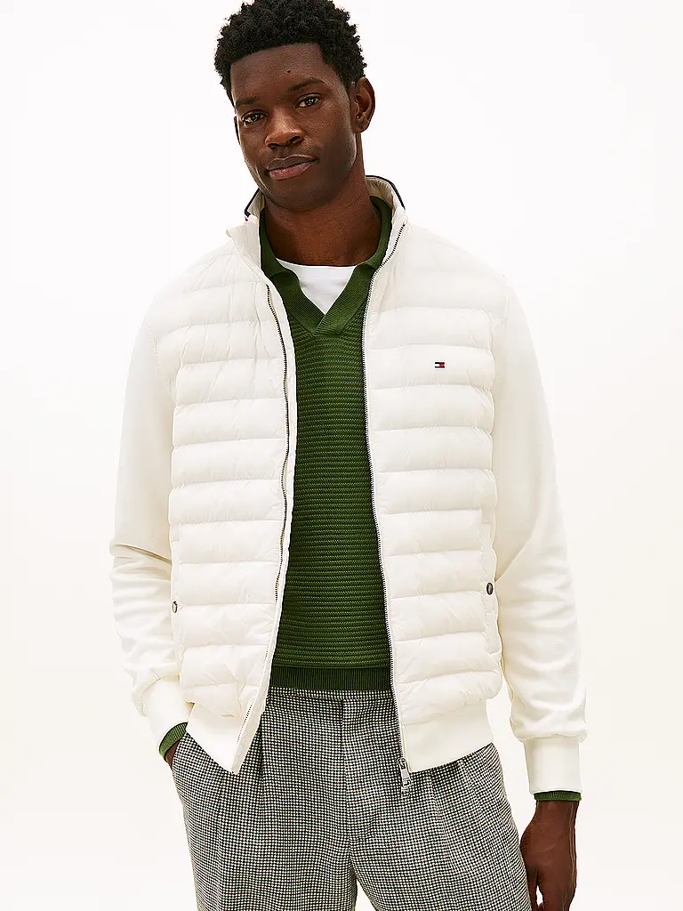 TOMMY HILFIGER | Sweat-shirt zippé | Crème