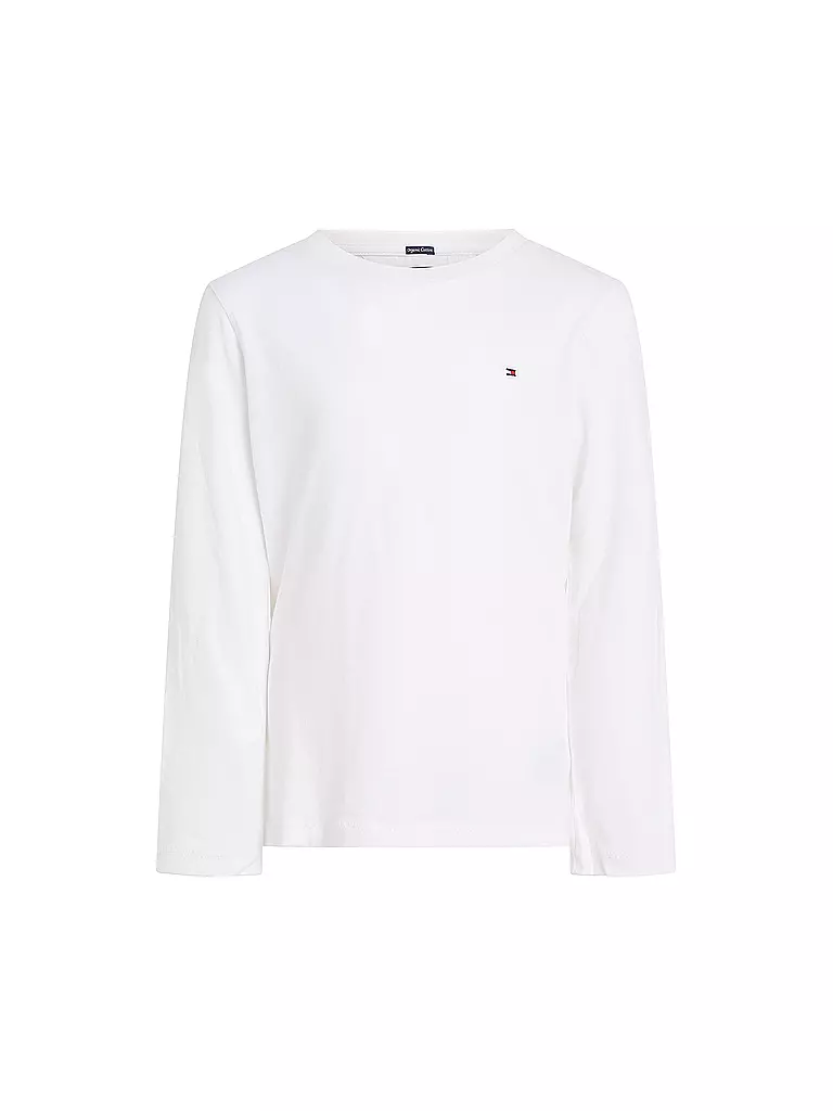 TOMMY HILFIGER | T-shirt à manches longues garçon | weiss