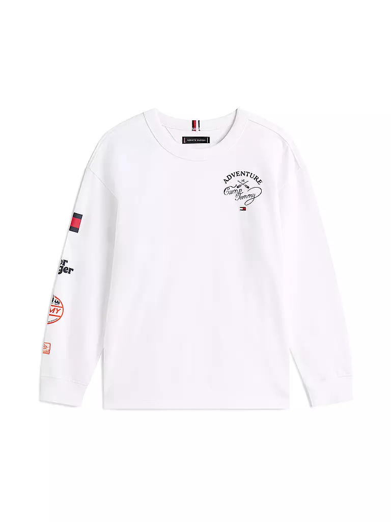 TOMMY HILFIGER | T-shirt à manches longues garçon | Blanc